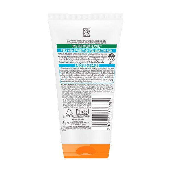 2 Ambre Solaire Mini Sensitive Hypoallergenic Sun Protection Cream SPF50